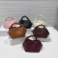 GANNI Female Bag French Tofu Bag Hexagon Shoulder Messenger Bag