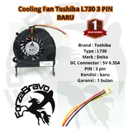 DELTA Toshiba Cooling Fan L730 L730-T20w L730-T06b 4 PIN New DC 5V-0.35ADELTA with 1 Month Warranty