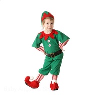 xie Christmas elf costume toddler kostum anak peri natal gnome