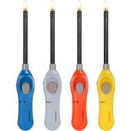 4 Pack Candle Lighters Multipurpose Extended Long Gas Lighter Wand Refillable for Kitchen Fireplace 