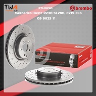 Brembo จานเบรคหน้า UV coated Mercedes-Benz R230 SL280 C219 CLS 09 9825 11