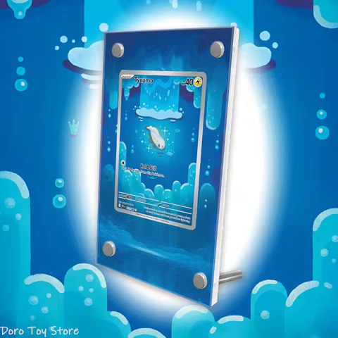 Pokemon Cards Display PTCG Tynamo Sv11B Keychain Anime Game Collection Expand Art Gifts Self Made Ac