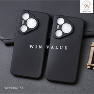 Huawei Pura 70 Huawei Pura 70 Pro Huawei Pura 70 Ultra Softcase Macaron Black Premium Case Huawei Pu