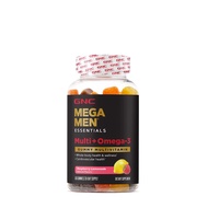 GNC Mega Men Essentials Multi Plus - Omega 3 Gummy, 60 ct GNC Mega Men Essentials Multi Plus - Omega