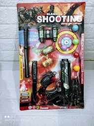 MAINAN TEMBAK - TEMBAKAN PISTOL PLASTIK +TARGET POINT BLANK SHOOTING KODE PS108HA