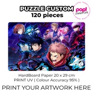 Custom Jigsaw Hardboard Puzzle Print Fanart Merchandise