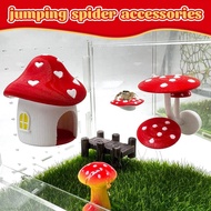 Mushroom House Jumping Spider Terrarium Decor Magnetic Climbing Hideout for Jumping Spider Enclosure