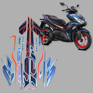 Striping Stiker Lis Polet Body Motor Yamaha Aerox Cyber City 2024