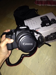 kamera canon eos 650 d + tripod