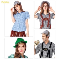 Picbliss Vintage Oktoberfest Hat Western Style Feather Decor Hat Fedora Felt Oktoberfest Jazz Hat Ac