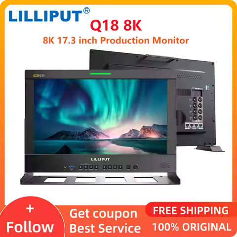 LILLIPUT 12G-SDI Signal 17.3 Inch 3840x2160 Monitor Suppot Accurate Color Q18 8K Calibration Monitor