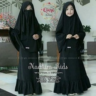NADHIRA DRESS KIDS Baju Muslim Gamis Kids Wanita Modern 2021