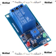 FKILA Light Sensor Switch, 12V Stable Detection Photoresistor Relay, Relay Module Light Dependent Re