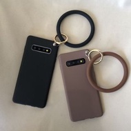 3458韓簡約純色手環三星SAMSUNG S8+S9+ S10+ S10E NOTE8 NOTE9 NOTE10+電話殼