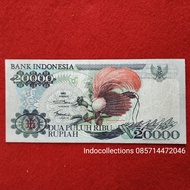 Uang Kuno Lama Jadul Rp 20.000 Cendrawasih 1992 (bekas)
