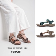 Teva W Terra FI Lite Sandals Velcro Felt Wear-Resistant Stable Outdoor Functional Women's Shoes Milk Tea Brown Chrome Green [ACS]