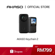 AKASO Keychain 2 - Action Camera | 4K30fps Video | 20MP Image | 6 Axis Stabilization | 4x Slow-Motio