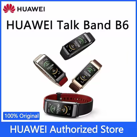 HUAWEI Talk Band B6 Smart Wristband with Detachable Bluetooth Headset, IP67 Waterproof, for iOS & An