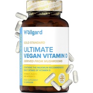 Vegan Vitamin D3 High Strength 3000 IU Capsules by Wellgard, Maximum Strength Vitamin D Supplement, 