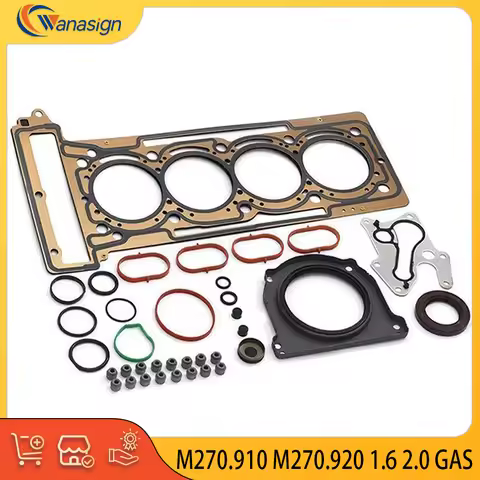 Engine Overhaul Cylinder Gasket Set For Mercedes Benz A B CLA GLA 1.6L 2.0L L4 16V GAS 1.6 2.0 L T T