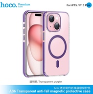Hoco Magnetic case สำหรับ iPhone 15/15pro/15promax เคสโทรศัพท์กันกระแทก เคสไอโฟน  เคสโทรศัพท์ใส