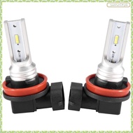 [J X Q K] H8 H11 H16 Led Fog Light Bulb, H16 Led Fog Lamp High Power Csp-Y11, Cool White 6500K (Pack