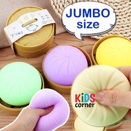 Jumbo Dumpling Stress-Relief Squishy Toy with Case | Squishy Siopao Stress Ball and Case Sensory Toy