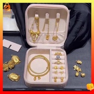 earring organiser Earring Jewelry Box Storage Organizer Kotak penyimpanan emas mudah alih kotak penyimpanan barang kemas perhiasan perhiasan kecil mudah alih 2024 kotak perhiasan anti-pengoksidaan baharu