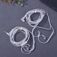 (Takashitree) 3.5MM 2PIN In Ear Wired Earphones KZ Silver Plated KZ Earphones Cables Upgrade Cable W