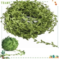 TEAMY Artificial Vines, Leaf Ribbon Garland Artificial Eucalyptus Leaf Garland, Hanging Vines Foliag