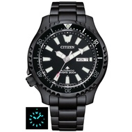 CITIZEN NY0135-80E PROMASTER DIVER BLACK DIAL STAINLESS STEEL MEN'S WATCH