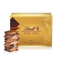 Lindt Swiss Thins Dark Chocolate 125g