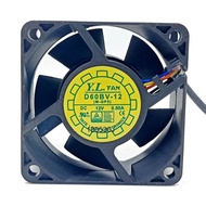 New 6025 12V Double Ball Fan 6cm 60*60*25mm Computer Server CPU Cabinet Power Supply PWM Fan D60BV-1