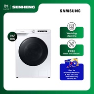 Samsung 7.5KG Wash & 5KG Dry Front Load Washer Dryer / Washing Machine with AI Ecobubble™ WD75T504DB