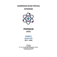「New」IGCSE Physics (0625) Topical 2017-2025