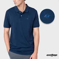 GALLOP : Men's Wear PIQUE POLO SHIRTS เสื้อโปโล ผ้าปิเก้ สีพื้น รุ่น GP9063 สี Navy - น้ำเงิน / ราคาปกติ 1290.-