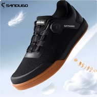 SANDUGO cycling shoes mountain bike shoes breathable flat shoes lockless shoes SPD shoes knob system