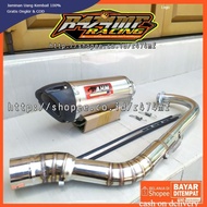 AHM Exhaust For Ex5 Srl110 Srl115fi Dream Wave110 Wave 125 Dash110 Dash125 Kriss110 Kriss125 Legend