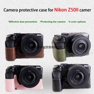 The Latest Camera Case for Nikon Z50II Case Z502 Generation Half-pack Base Leather Case Accessories