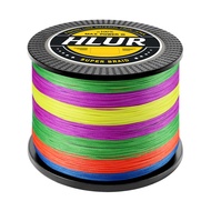 HLUR PE ถักตกปลาลวด M Ultifilament 12เส้นถักเปียสายการประมง1000เมตรซุปเปอร์แข็งแกร่งสายการประมง