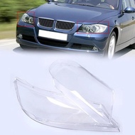 For BMW 3 Series E90 Sedan E91 Wagon/Touring 2004-2008 Pre-facelift Pair Headlight Lens Cover Clear 