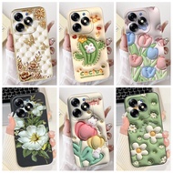 Shockproof Casing For Itel P55 4G 5G Case A666L A666LN P661N P665L Soft Liquid Silicone Cover For It