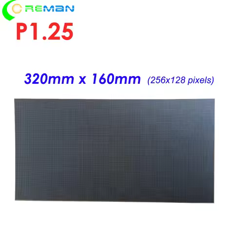 Waterproof on surface High quality GOB p1 p1.25 LED module 320x160mm 32x16cm 256x128 pixel