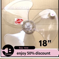 Original for Mistral Stand 18"Fan blade( Half Moon)FAN BLADE HOLE 8mm MSF1805M/MSF1805MR/MWF1882/MWF