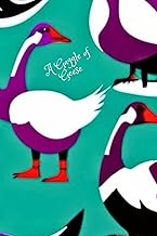 A Gaggle of Geese: Art Cover Blank Lined Journal & Diary