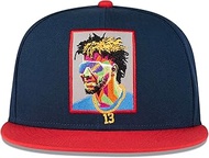 Ronald Acuna Jr Collector Series Fitted Baseball Cap - Navy Ball Caps for Men and Women - Baseball H