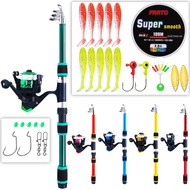 FRRTC Fishing Rod and Reel Set Beginner Fishing Gear Easy Handling Fishing Rod and Reel Set