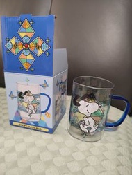 Snoopy史努比彩繪玻璃杯
