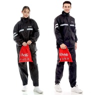 Jas hujan premium VND Jas Hujan Stelan Taslan AK 66 - BLACK
