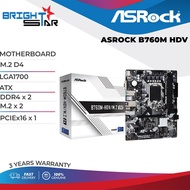 ASROCK B760M HDV M.2 D4 LGA1700 Micro-ATX Motherboard